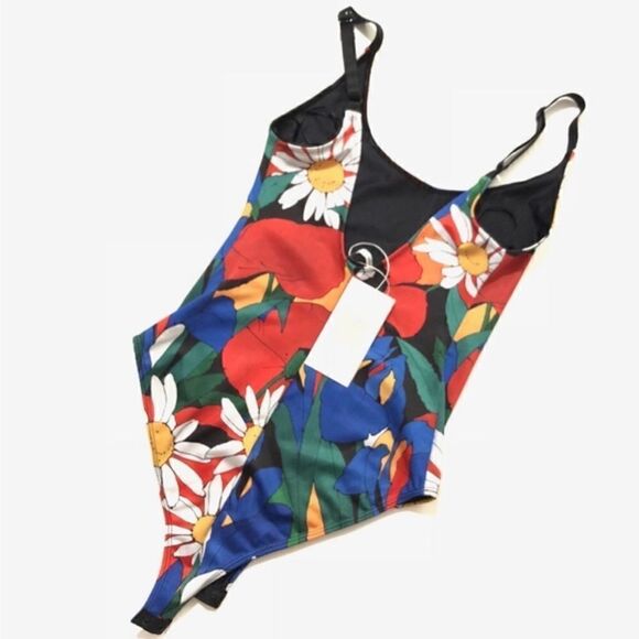 NWT ZARA TRF BRUTALLY SOFT FLORAL BODYSUIT SZ S - Picture 4 of 4